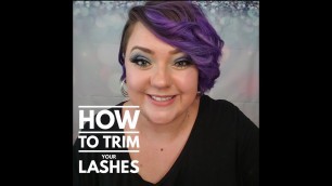 'Tori Belle Magnetic Lashes: How to Trim the Magnets'