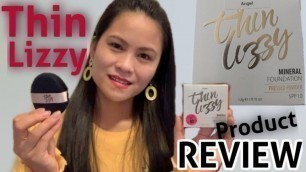 'THIN LIZZY MINERAL FOUNDATION PRESSED POWDER TRY ON | UNBOXING PLUS REVIEW'