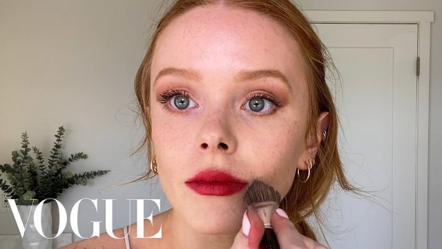 'Abigail Cowen’s Effortless Red Lip & Guide to Red Haired Beauty | Beauty Secrets | Vogue'