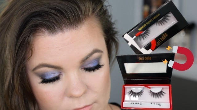 'HOW TO APPLY MAGNETIC LASHES | With Anchors Demonstration | Tori Belle Magnetic Lashes |'