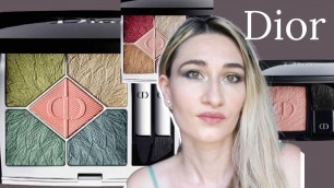 'NEW DIOR MAKEUP FALL 2021| Swatches & Try On | Birds of a feather eyeshadow palette |Makeup tutorial'