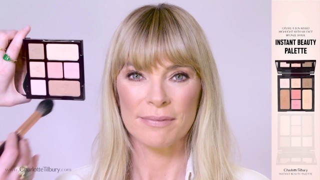 'How To Get A Quick Natural, Glowing Makeup Look with Instant Look in a Palette  | Charlotte Tilbury'