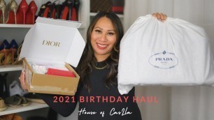 'What I got for my Birthday 2021 | DIOR Beauty + PRADA Unboxing'