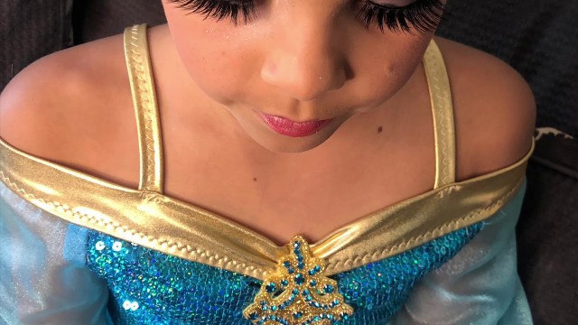 'Nixsen Wearing the Tori Belle Magnetic \"Selfie\" Lashes for her Dance Competition'