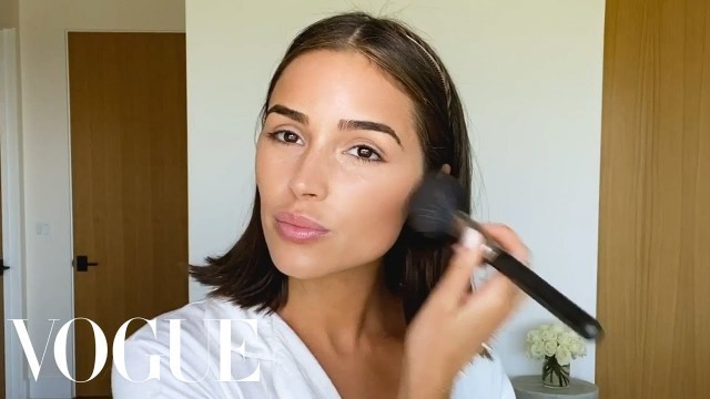 'Olivia Culpo’s 40-Step Guide to Dewy Skin and Winged Eyeliner | Beauty Secrets | Vogue'