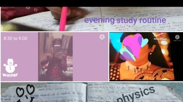'evening study routine to motivate you!