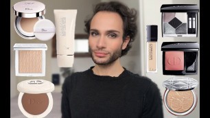 'Full Face of DIOR makeup ft. Dior Capture Dream Skin Cushion Foundation SPF 50'