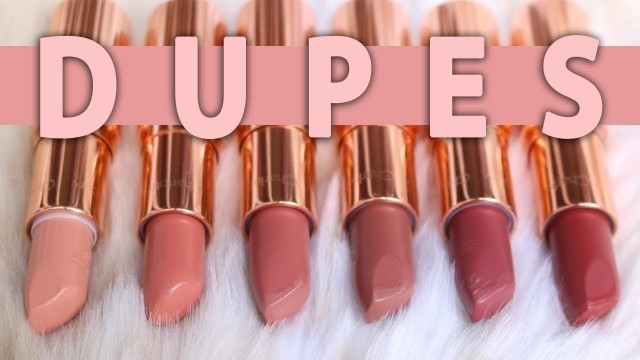 'Drugstore Dupes for Popular Charlotte Tilbury Lipsticks'