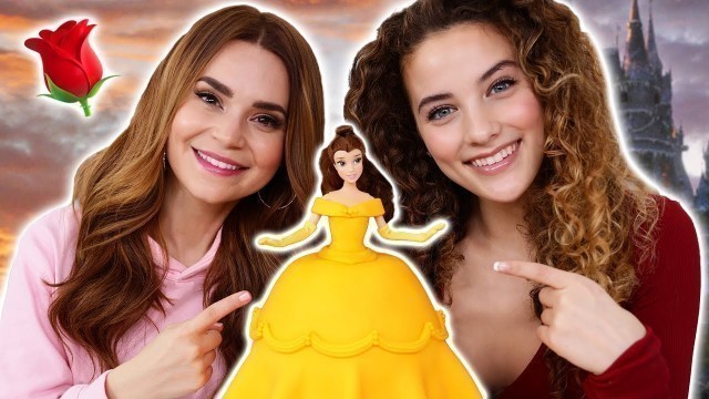 'Making a Disney Princess Cake! w/ Sofie Dossi - Beauty and the Beast - Nerdy Nummies'