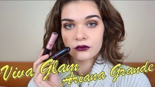 'Makeup Tutorial Mac Viva Glam Ariana Grande Lipstick e Lipglass Swatch e Review | ElySpace'