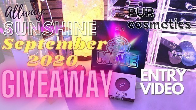 'PUR COSMETICS  MYSTERY BAG SEPTEMBER GIVEAWAY VIDEO | #PURCOSMETICS |2020'