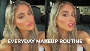 'EVERYDAY MAKEUP ROUTINE *natural & dewy glass skin* ft. Rare Beauty, Charlotte Tilbury & more!!'