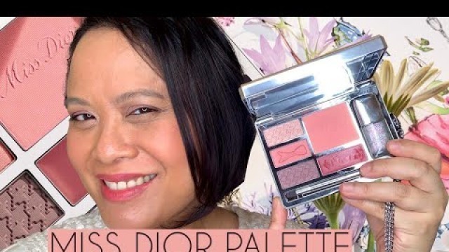 'NEW MISS DIOR PALETTE MAKEUP COLLECTION - LIMITED EDITION - TRY ON AND REVIEW'