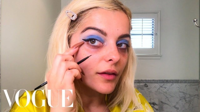 'Bebe Rexha’s Dark Circles Solution & Guide to Blue Eyeshadow | Beauty Secrets | Vogue'