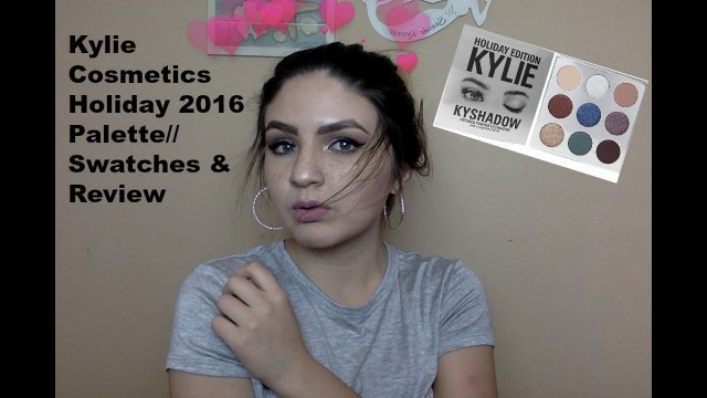 'Kylie Cosmetics Holiday 2016 Palette// Review & Swatches'