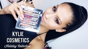 'Kylie Cosmetics Holiday Edition Set Review/Swatches + BEST Liquid Lipstick Removers!'