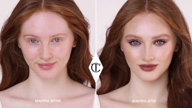 'How To Create a Nude Makeup Look with a Cool Toned Smokey Eye | Charlotte Tilbury'