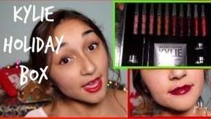 'KYLIE HOLIDAY BOX COLLECTION: Review and Swatches!'