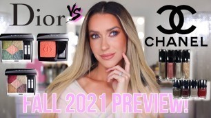 'CHANEL VS DIOR FALL 2021 MAKEUP COLLECTION PREVIEW!'