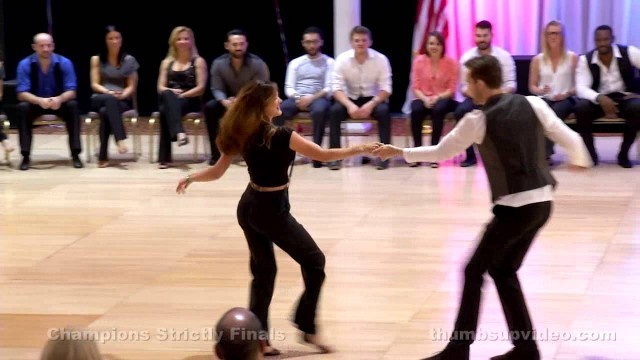 'Sean McKeever & Jessica Cox Capital Swing 2015 Champion Strictly Winners'