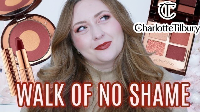 'CHARLOTTE TILBURY WALK OF NO SHAME COLLECTION // Makeup look on fair skin, swatch, review, try on'