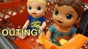 'BABY ALIVE BOY Outing For Toys At Target!'