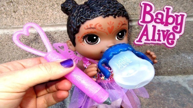 'BABY ALIVE Face Paint Fairy Unboxing Baby Alive!'