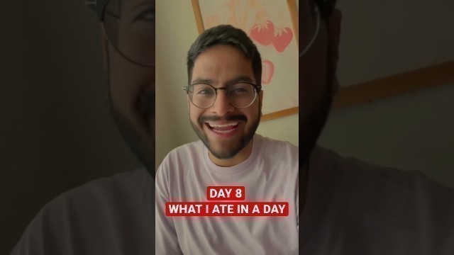 'WHAT I ATE IN A DAY | DAY 8 | Home Cooked Food #shorts'