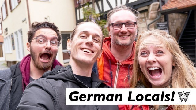 'She Tries Speaking German, Trying German food 