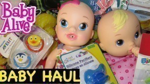 'BABY ALIVE Toys R Us + Target + Dollar Tree HAUL With baby Alive Dolls'