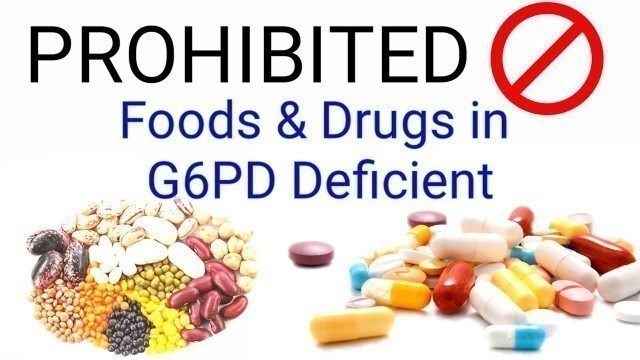 'Prohibited Foods & Drugs G6pd Deficiency - Mga pagkain at gamot na bawal sa g6pd positive'