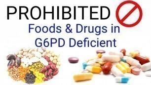 'Prohibited Foods & Drugs G6pd Deficiency - Mga pagkain at gamot na bawal sa g6pd positive'