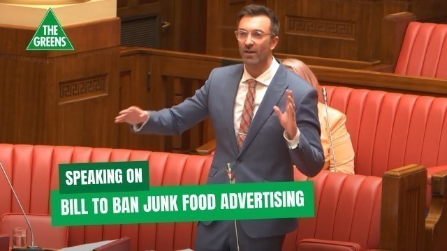 'Bill to Ban Junk Food Advertising'