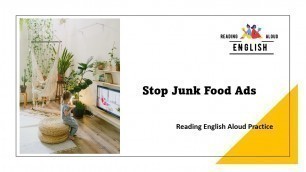 'Stop Junk Food Ads'