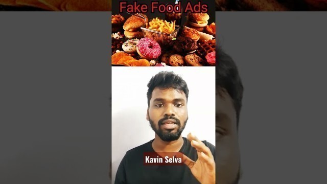 'BIG truths about food ads | #kavinselva |#shorts  | kavin selva'