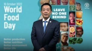 'World Food Day 2022: Video message by FAO Director-General'