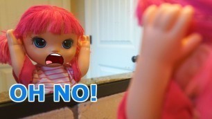 'BABY ALIVE School Starts In 3 Days And I Have PINK HAIR! Baby Alive Videos!'