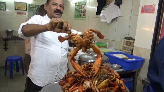 'Full Crab Masala 100 rs & Fish Fry 30 rs - Chennai Night Street Food'