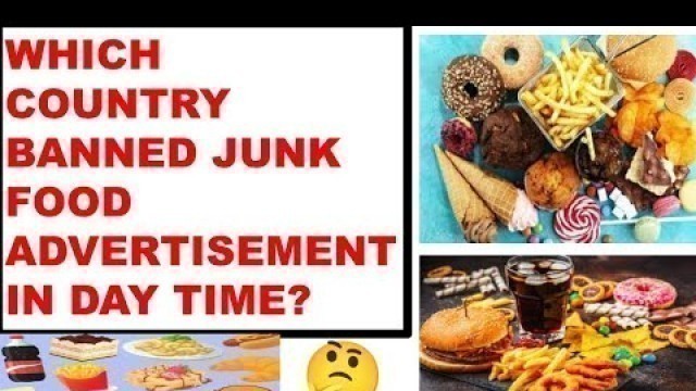 'junk food advertisement to be banned soon'