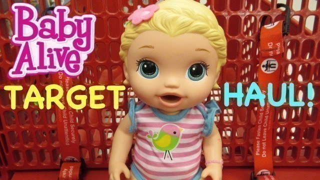 'BABY ALIVE Haul At Target With Lily Baby Alive!'