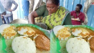 'Hard Working Amma Manages Everything | Delicious Egg Dosa & Idli Sambhar | Best Street Food Chennai'