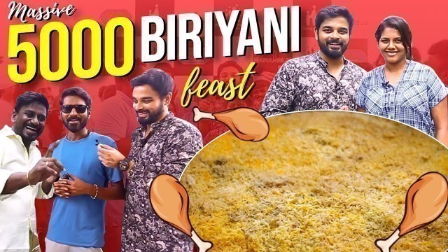 '5,000 பேருக்கு சுவையான Biriyani | World Food Day | MaKaPa & Help On Hunger | Jack and Roshini'