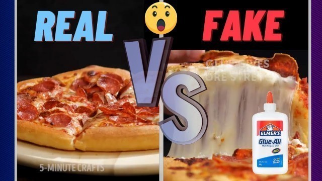 'FOOD COMMERCIALS (REAL FOOD VS FAKE) SOME WILL SHOCK YOU!!'