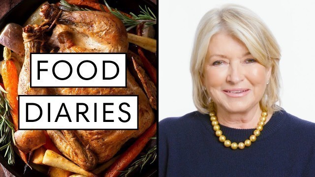 'Everything Martha Stewart Eats in a Day | Food Diaries: Bite Size | Harper’s BAZAAR'