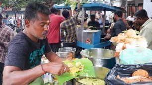 'தினமும் 300 பேருக்கு மேல் சாப்பிடும் தள்ளு வண்டி கடை | KK nagar Street Food'