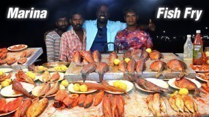 'Chennai Marina Beach Fish Fry 