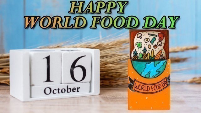 'World Food Day Mini DIY | Easy Food Day Mini Craft | Food Day DIY Idea | #shorts'
