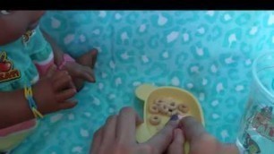 'DIY Baby Alive Food - Cheerio Method!'