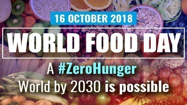 'World Food Day 2018 – Our Actions are our Future'