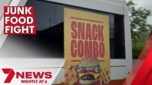 'Calls for tough new crackdown to shield children from junk food ads | 7NEWS'